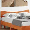Image de vidaXL Tête de lit cire marron 140 cm bois massif de pin