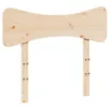 Image de vidaXL Tête de Lit, Tête de Lit avec Pieds, Meuble de Chambre à Coucher, Accessoire de Lit Simple, Tête de Cadre de Lit, 100 cm Bois Massif de Pin