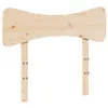 Image de vidaXL Tête de Lit, Tête de Lit avec Pieds, Meuble de Chambre à Coucher, Accessoire de Lit Simple, Tête de Cadre de Lit, 90 cm Bois Massif de Pin