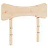 Image de vidaXL Tête de Lit, Tête de Lit avec Pieds, Meuble de Chambre à Coucher, Accessoire de Lit Simple, Tête de Cadre de Lit, 75 cm Bois Massif de Pin