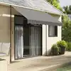 Image de vidaXL Auvent rétractable anthracite 250x150 m tissu et acier