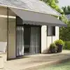 Image de vidaXL Auvent rétractable anthracite 350x150 m tissu et acier