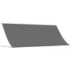 Image de vidaXL Auvent rétractable Anthracite 350x150 m Tissu et Acier, Store, auvent de Patio, auvent de fenêtre, Stores, auvent de Jardin, auvent de Balcon