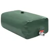 Image de vidaXL Réservoir d'eau avec Robinet Pliable, Conteneur d'eau avec Tuyau d'Arrosage, Bidon d'eau pour Camping Randonnée Pêche, 500 L PVC