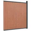 Image de vidaXL Panneaux de Clôture, Barrière de Protection, Brise-Vue, Écran d'Intimité de Terrasse Jardin Patio Extérieur, Marron 173x186 cm WPC