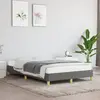 Image de vidaXL Cadre de lit sans matelas gris foncé 120x190 cm tissu
