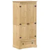 Image de Garde robe Corona 76x50x170 cm bois de pin massif
