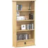Image de vidaXL Armoire à CD Corona 52x17,5x103 cm bois de pin massif