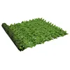 Image de vidaXL Brise-Vue de Balcon avec Feuilles, Clôture Artificielle, Clôture d'Intimité, Écran de Jardin Terrasse Patio Cour, Vert 300x150 cm