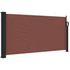 Image de vidaXL Auvent Latéral Rétractable, Brise-Vue de Jardin, Écran de Protection, Écran de Balcon Terrasse Arrière-Cour Extérieur, Marron 100x300 cm