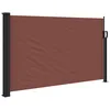 Image de vidaXL Auvent Latéral Rétractable, Brise-Vue de Jardin, Écran de Protection, Écran de Balcon Terrasse Arrière-Cour Extérieur, Marron 117x300 cm