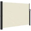 Image de vidaXL Auvent Latéral Rétractable, Brise-Vue de Jardin, Écran de Protection, Écran de Balcon Terrasse Arrière-Cour Extérieur, Crème 140x300 cm