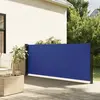 Image de vidaXL Auvent latéral rétractable bleu 140x300 cm