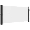 Image de vidaXL Auvent latéral rétractable Blanc 100x500 cm, écran d’intimité de Jardin, Brise-Vue de Balcon, écran d'extérieur, Brise-Vue d'extérieur