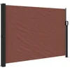 Image de vidaXL Auvent Latéral Rétractable, Brise-Vue de Jardin, Écran de Protection, Écran de Balcon Terrasse Arrière-Cour Extérieur, Marron 140x500 cm