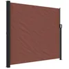 Image de vidaXL Auvent Latéral Rétractable, Brise-Vue de Jardin, Écran de Protection, Écran de Balcon Terrasse Arrière-Cour Extérieur, Marron 180x500 cm
