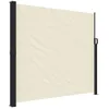 Image de vidaXL Auvent Latéral Rétractable, Brise-Vue de Jardin, Écran de Protection, Écran de Balcon Terrasse Arrière-Cour Extérieur, Crème 180x600 cm