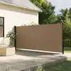 Image de vidaXL Auvent latéral rétractable taupe 180x600 cm