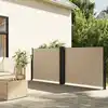 Image de vidaXL Auvent latéral rétractable beige 120x600 cm