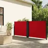 Image de vidaXL Auvent latéral rétractable rouge 140x600 cm