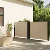Image de vidaXL Auvent latéral rétractable beige 140x600 cm