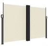 Image de vidaXL Auvent Latéral Rétractable, Brise-Vue de Jardin, Écran de Protection, Écran de Balcon Terrasse Arrière-Cour Extérieur, Crème 160x600 cm