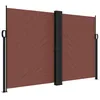 Image de vidaXL Auvent Latéral Rétractable, Brise-Vue de Jardin, Écran de Protection, Écran de Balcon Terrasse Arrière-Cour Extérieur, Marron 160x600 cm