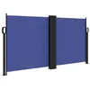 Image de vidaXL Auvent latéral rétractable Bleu 120x1000 cm, écran d’intimité de Jardin, Brise-Vue de Balcon, écran d'extérieur, Brise-Vue d'extérieur