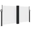 Image de vidaXL Auvent latéral rétractable Blanc 120x1000 cm