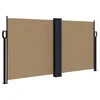 Image de vidaXL Auvent latéral rétractable Taupe 120x1000 cm