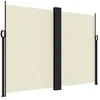 Image de vidaXL Auvent latéral rétractable crème 180x1000 cm