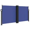 Image de vidaXL Auvent Latéral Rétractable, Brise-Vue de Jardin, Écran de Protection, Écran de Balcon Terrasse Arrière-Cour Extérieur, Bleu 120x1200 cm