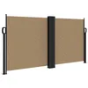 Image de vidaXL Auvent latéral rétractable Taupe 120x1200 cm