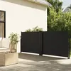 Image de vidaXL Auvent latéral rétractable noir 140x1200 cm