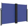 Image de vidaXL Auvent Latéral Rétractable, Brise-Vue de Jardin, Écran de Protection, Écran de Balcon Terrasse Arrière-Cour Extérieur, Bleu 140x1200 cm