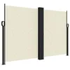 Image de vidaXL Auvent Latéral Rétractable, Brise-Vue de Jardin, Écran de Protection, Écran de Balcon Terrasse Arrière-Cour Extérieur, Crème 160x1200 cm