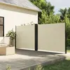 Image de vidaXL Auvent latéral rétractable crème 160x1200 cm