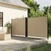 Image de vidaXL Auvent latéral rétractable beige 160x1200 cm