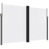 Image de vidaXL Auvent latéral rétractable Blanc 220x1200 cm