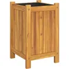 Image de vidaXL Jardinière avec Doublure 31x31x50 cm Bois Massif d'acacia
