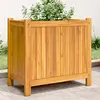 Image de vidaXL Jardinière avec doublure 54x31x50 cm bois massif d'acacia