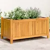 Image de vidaXL Jardinière avec doublure 80x42x40 cm bois massif d'acacia