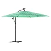 Image de vidaXL Parasol de jardin avec mât en acier vert 246x246x230 cm, parasol, parasol d'extérieur, parasol de patio, parapluie, parasol de terrasse