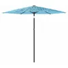 Image de vidaXL Parasol de jardin avec mât en acier bleu 268x268x226 cm, parasol, parasol d'extérieur, parasol de patio, parapluie, parasol de terrasse