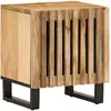 Image de vidaXL Table de chevet 40x34x46 cm bois de manguier massif brut