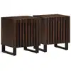 Image de vidaXL Tables de chevet 2 pcs 40x34x46 cm bois de manguier massif