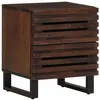Image de vidaXL Table de Chevet, Armoire de Lit avec Rangement, Table de Nuit, Meuble de Chambre à Coucher Intérieur, Bois de Manguier Massif