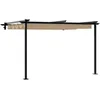 Image de vidaXL Pavillon 300 x 300 x 200 cm Taupe Polyester