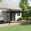 Image de vidaXL Pavillon Anthracite 400 x 300 x 200 cm Polyester