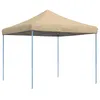 Image de vidaXL Tente de réception Pliable escamotable Beige 292x292x315 cm, Tente, Tente à auvent, auvent de Gazebo, Tente Gazebo, Tente de Jardin